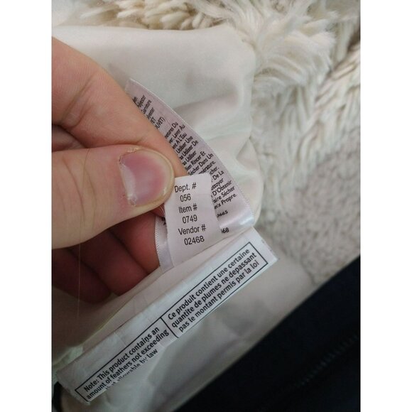 Eddie Bauer Puffer Jacket Womens Small Black Down Filled Sherpa Lined Full Zip - Picture 9 of 10